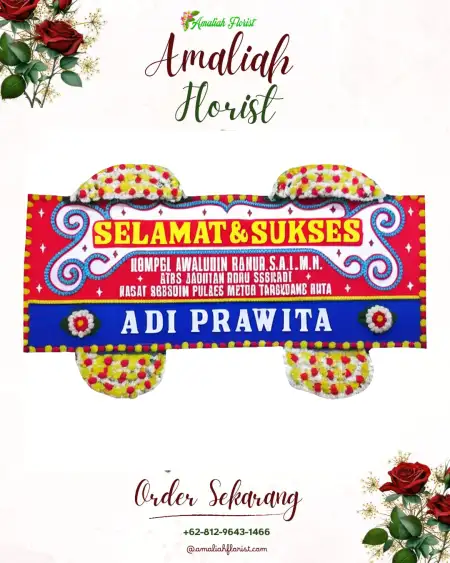 Papan Bunga Ucapan Selamat klari